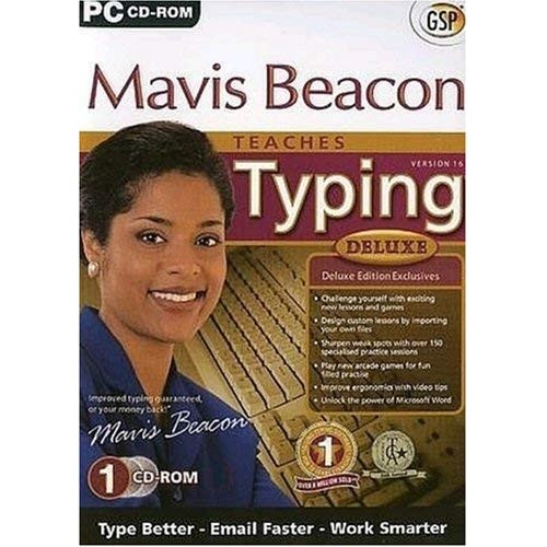 Mavis Beacon geeft les in het typen van 16 Deluxe (PC)