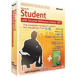 Microsoft Student 2007 (Incl. Encarta Reference Library 2007) (PC DVD)