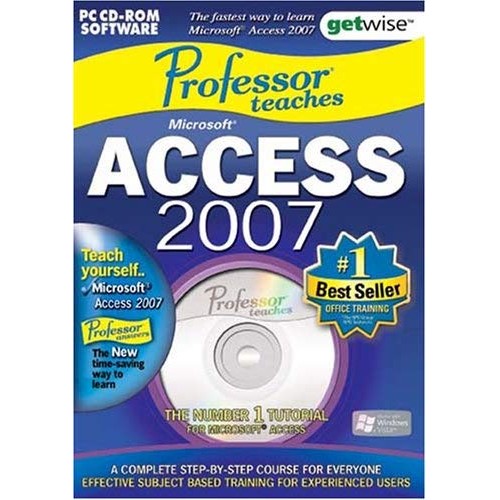 Professor geeft les in Microsoft Access 2007 Training Suite (PC)