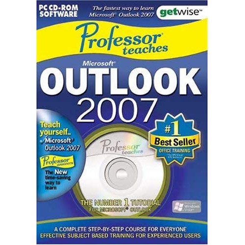 Professor geeft les in Microsoft Outlook 2007 Training Suite (PC)