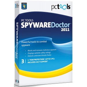 PC Tools Spyware Doctor 2011, 3 Computers, 1 Year Subscription (PC)