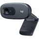 Logitech C270 HD Webcam, HD 720p/30fps, Widescreen HD Video Calling, HD Light Correction, Noise-Reducing Mic, For Skype, FaceTime, Hangouts, WebEx, PC/Mac/Laptop/Macbook/Tablet - Black