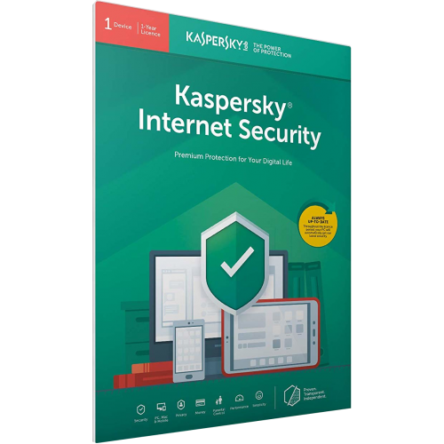 Kaspersky Internet Security 2020 | 1 Appareil | 1 An | Emblallage Plat (Par Poste/UE)