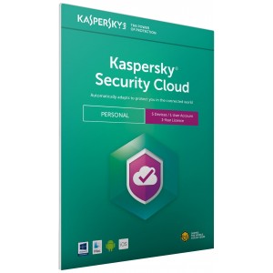 Kaspersky Security Cloud 2018 Personal | 5 Devices | 1 Year | Flat Pack (by Post/UK+EU)