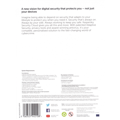 Kaspersky Security Cloud 2019 Personal | 3 Apparaten | 1 Jaar | Digitaal (ESD/EU)