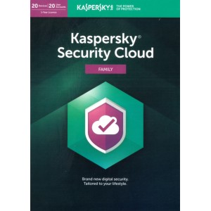 Kaspersky Security Cloud 2020 Family | 20 Devices | 1 Year | Digital (ESD/UK+EU)