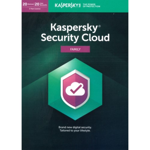 Kaspersky Security Cloud 2020 Family | 20 Devices | 1 Year | Digital (ESD/EU)