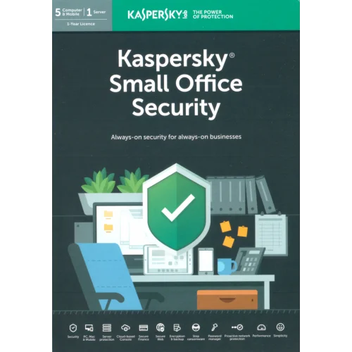 Licencia Kaspersky Small Office 5 Pcs 1 Server 1 Año 