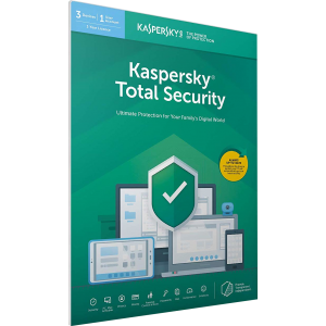 Kaspersky Total Security 2019 | 3 Devices | 1 Year | Flat Pack (by Post/UK+EU)
