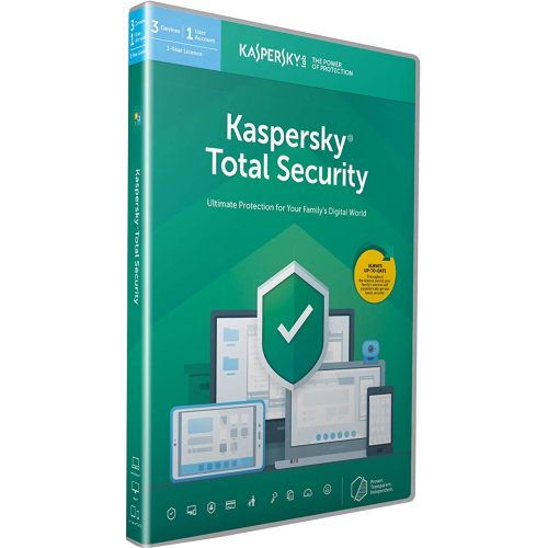 Kaspersky Total Security 2020 | 3 Appareils | 1 An | Emballage Boîte (Par Poste/UE)