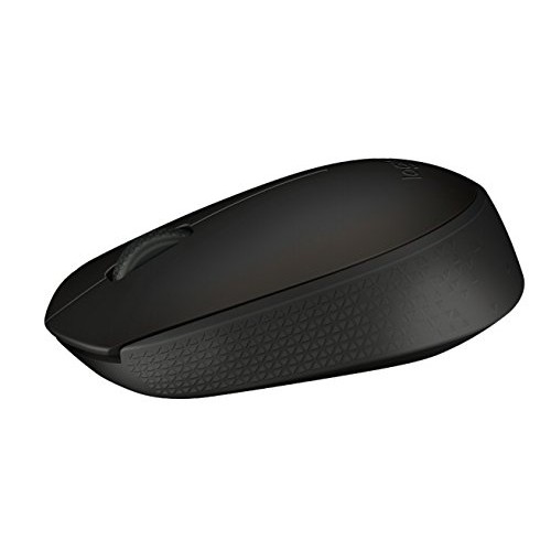 Logitech B170 Wireless Mouse, USB Nano Receiver, Optical Tracking, 12-Months Battery Life, Ambidextrous, PC / Mac / Laptop  - Dark Grey