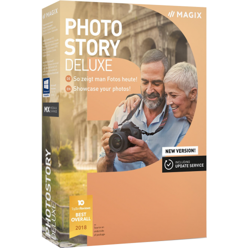 MAGIX Photostory Deluxe 2019 | English/German | Retail Pack (by Post/EU)