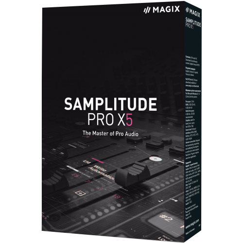 Samplitude Pro X5 | Retail Pack (by Post/EU)