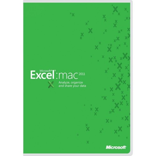 Microsoft Office Excel for Mac 2011 | 1 Device | Vente au détail Pack (Disc & Licence)