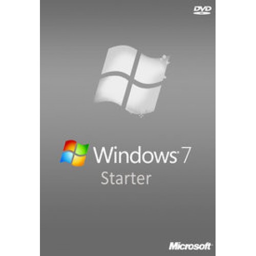 Microsoft Windows 7 Starter SP1 | DSP OEM-Pack (Disc und Lizenz)