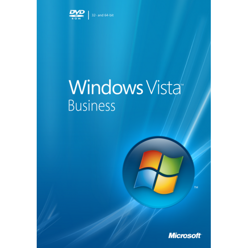 Microsoft Windows Vista Business Actualización SP2 | Paquete de caja (Disco y licencia)
