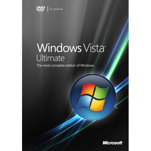 Microsoft Windows Vista Ultimate 64bit SP2 | DSP OEM Paquete de reinstalación (Disco y licencia)
