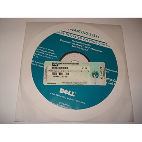 Microsoft Windows XP Professionel SP3 Edition | Dell OEM Reinstallation Pack (Disc and Licence)
