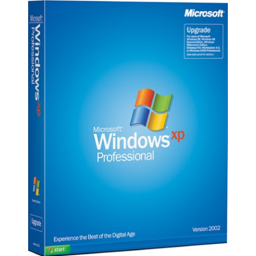 Microsoft Windows XP Professionel Upgrade SP3 Edition | Emballage Boîte (Disc and Licence)