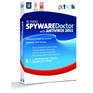 PC Tools Spyware Doctor with AntiVirus 2011 (1 User/1 PC)
