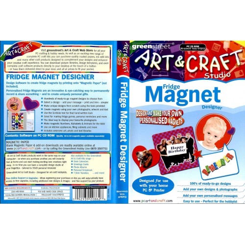 Kunst & Ambachtelijke Koelkast Magnetische Kit (PC)