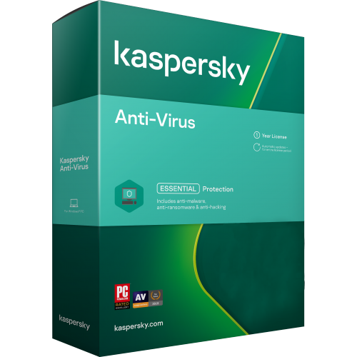 Kaspersky AntiVirus 2021 | 3 PC | 1 Year | Digital (ESD/EU)
