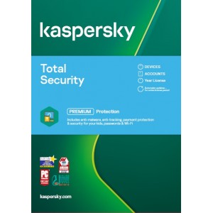 Kaspersky Total Security 2021 | 10 Devices | 2 Years | Digital (ESD/UK)
