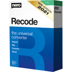 Nero Recode 2021 | 1PC (Perpetual Licence) | Digital (ESD/EU)