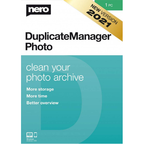Nero DuplicateManager Photo 2021 | 1PC (Perpetual Licence) | Digital (ESD/EU)