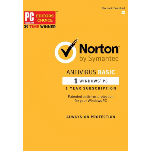 Norton Antivirus 2019 Plus | 1 PC | 1 An | (abnt*) | Numérique (ESD/UE)