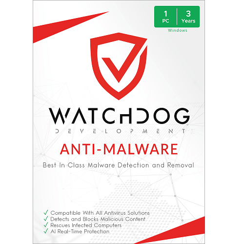 Watchdog Anti-Malware | 1 PC | 1 Year | Digital (ESD/Europe)