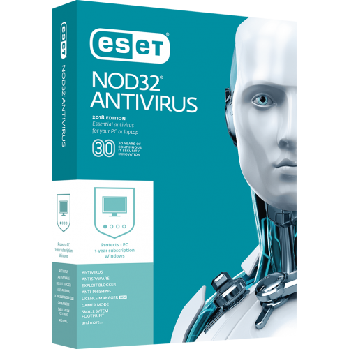 Eset NOD32 Antivirus 2020 | 4 Devices | 1 Year | Digital (ESD/EU)