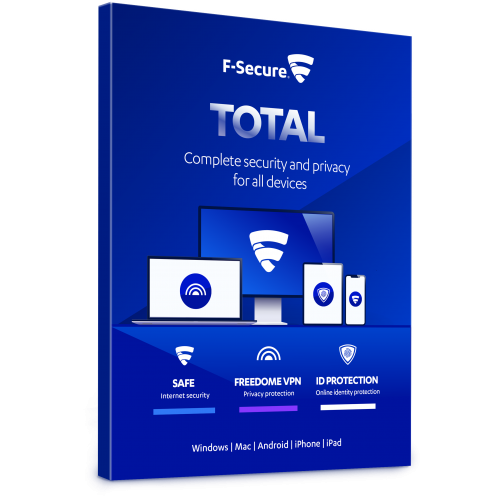 download 2 anni F-Secure Total Security e VPN 2020-5 dispositivi 