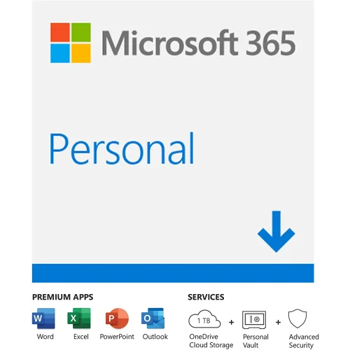 Microsoft Office 365 Personal | 1 Usuario | 5 Dispositivos | 1 Año |  Digital (ESD/EU) - Xtrasoft ES