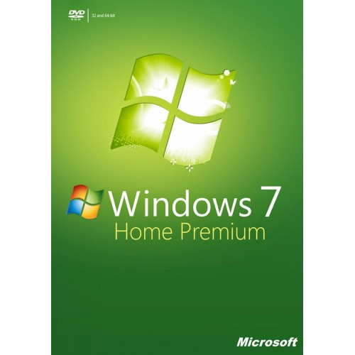 Microsoft Windows 7 Home Premium SP1 32bit | DSP OEM Pack (Disc en Licentie)