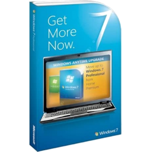 Microsoft Windows 7 Professional Anytime Actualización SP1 32/64bit | Paquete de caja (Disco y licencia)