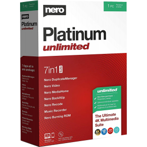 Nero Platinum Unlimited 2021 7in1 Suite | 1PC (Perpetual Licence) | Digital (ESD/EU)