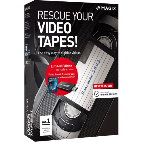 ¡Rescate sus cintas de video! - Digitalización de cintas de vídeo fácil | Digital (ESD/EU)
