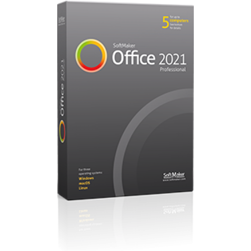 SoftMaker Office Standard 2021 | 5 Devices | Windows/macOS/Linux | 1 Year | Digital (ESD/EU)