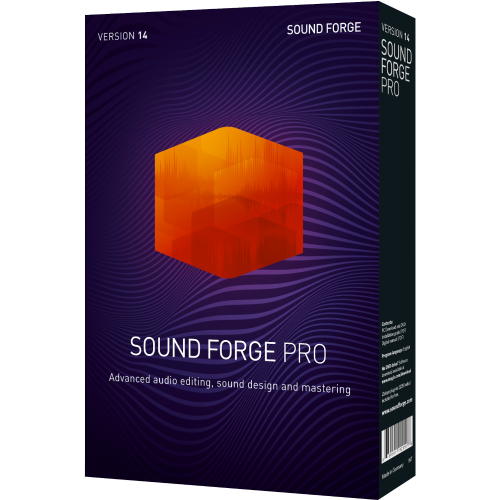 SOUND FORGE Pro 14 | English | Retail Pack (by Post/EU)