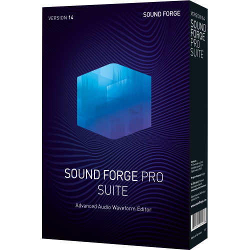 SOUND FORGE Pro 14 Suite | English | Retail Pack (by Post/EU)
