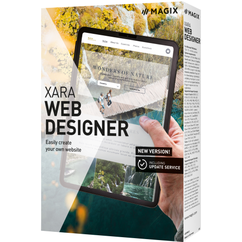 Xara Web Designer | Paquete de caja (por correo/UE)