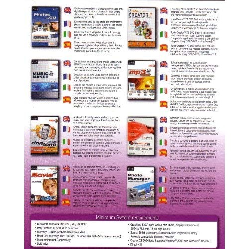 Roxio Media Suite - Roxio Creator 7.1 Basic DVD, NAMO Web Creator Suite 2006, Magix Suite