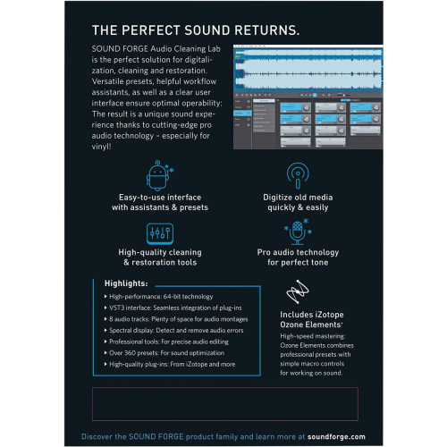 SOUND FORGE Audio Cleaning Lab 2 | Digital (ESD / EU)