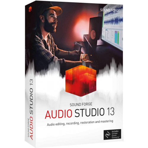 SOUND FORGE Audio Studio 13 | English | Retail Pack (by Post/EU)