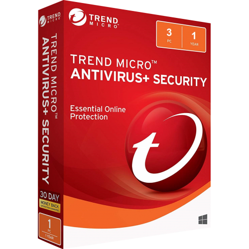 Trend Micro Antivirus+ Security 2020 | 3 PC | 1 Año | Digital (ESD/UE)