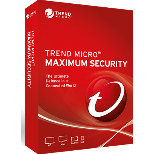 Trend Micro Maximum Security 2020 | 3 Devices | 2 Years | Digital (ESD/EU)