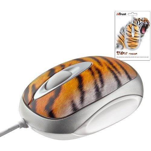Fidati di Wildlife Tiger Compact Wired Mouse ottico con cavo